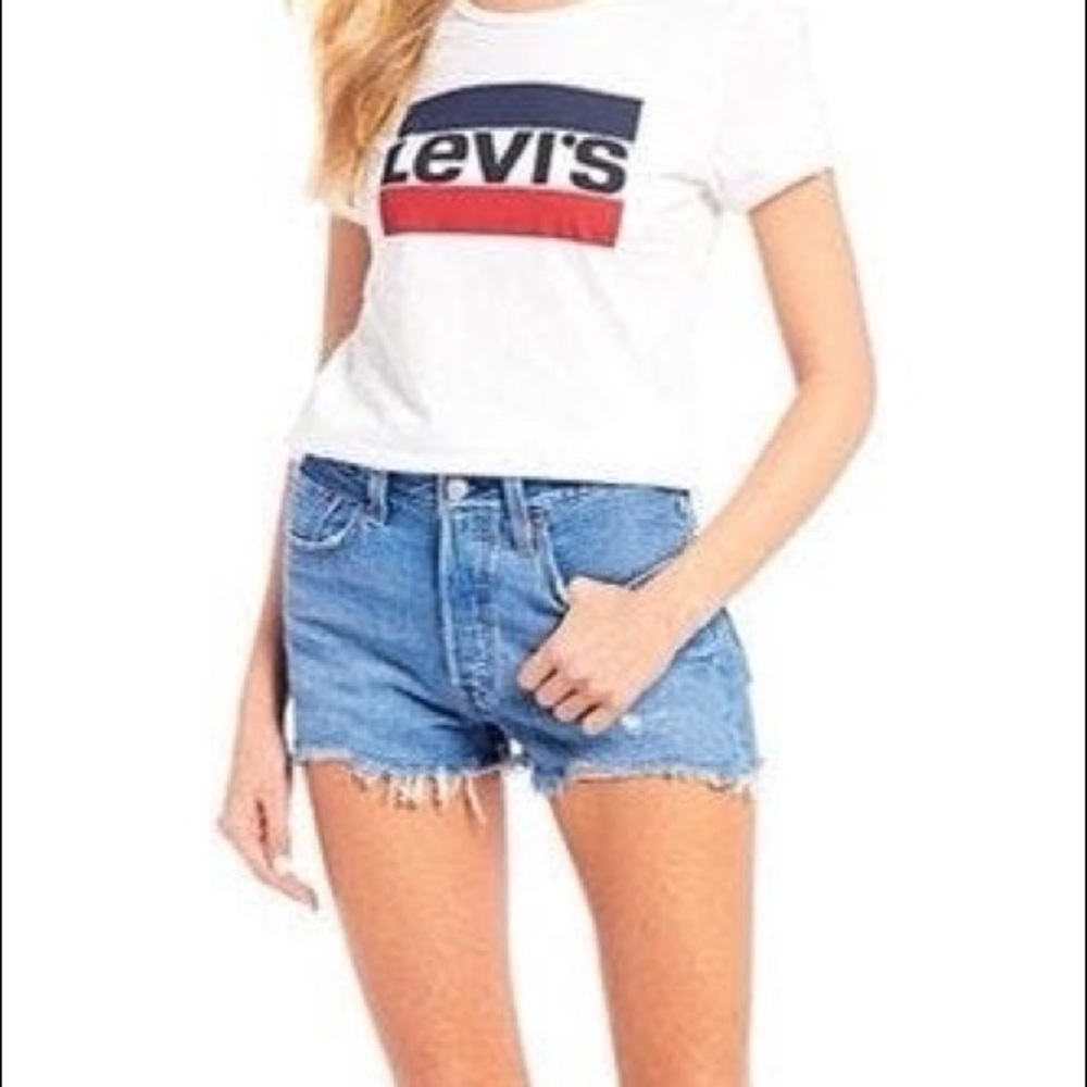 Levi’s high rise shorts